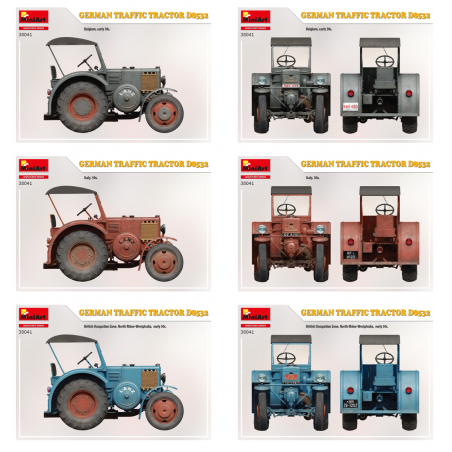 GERMAN TRAFFIC TRACTOR D8532 1/35