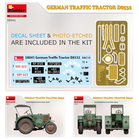 GERMAN TRAFFIC TRACTOR D8532 1/35