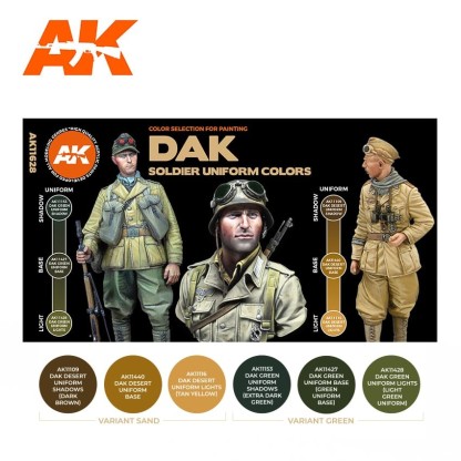 DAK SOLDIER UNIFORM COLORS 3G 2