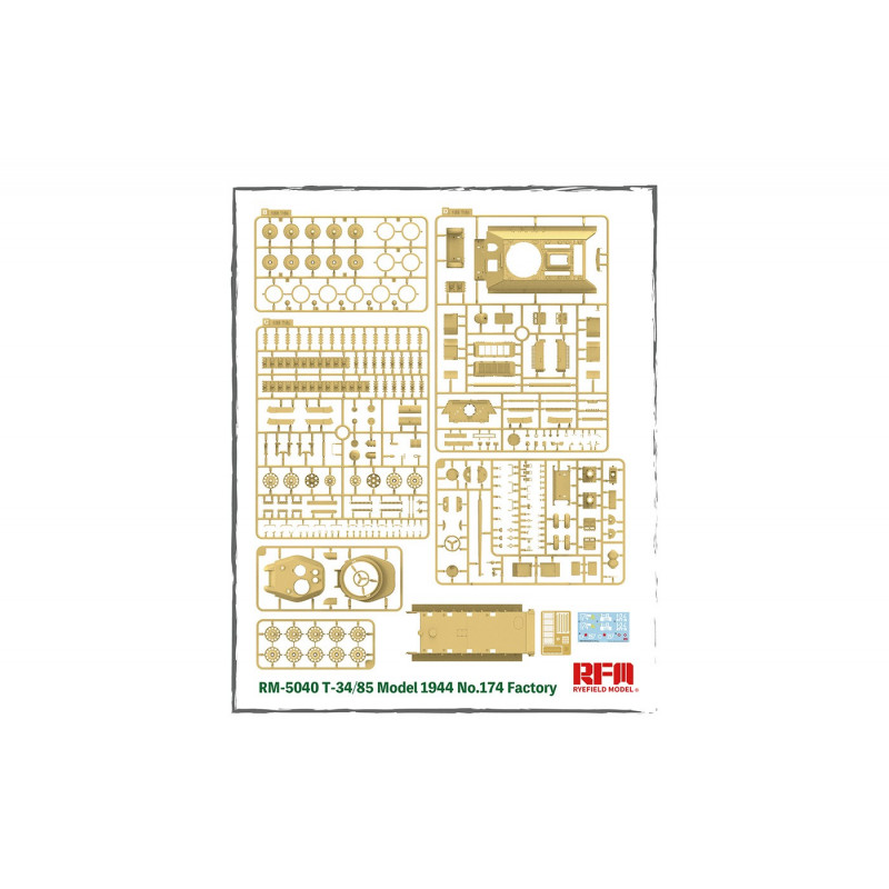 T-34/85 Model 1944 No.174 Factory 1/35
