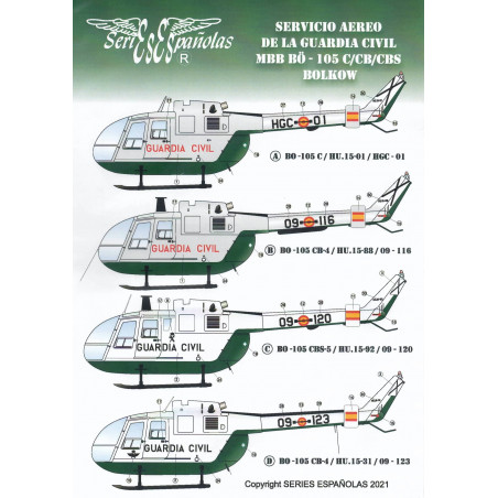 BÖ-105 Bölkow GUARDIA CIVIL 1/48
