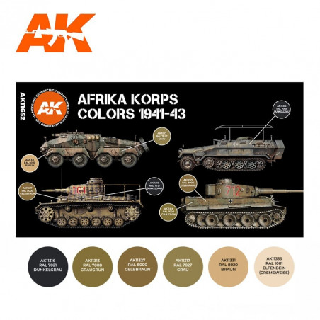 AFRIKA KORPS COLORS 1941-43