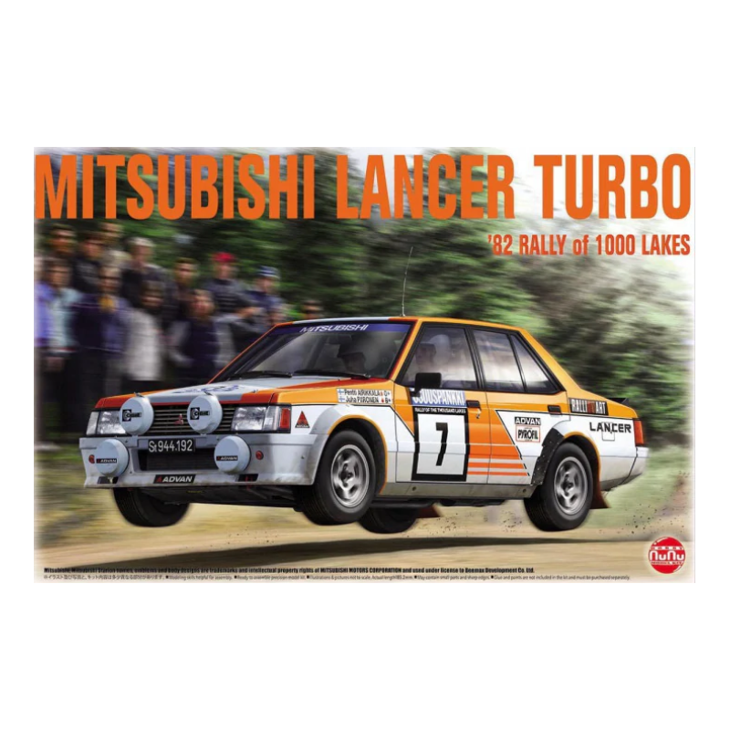 MITSUBISHI LANCER TURBO ‘82 RALLY OF 1000 LAKES 1/24