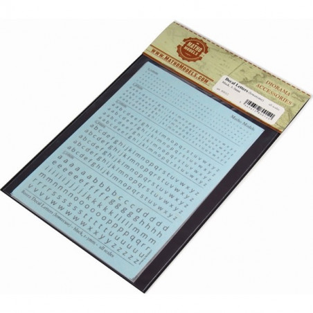 Navy Style Font-Alphabet 12", 6" And 3"-Black 1/72