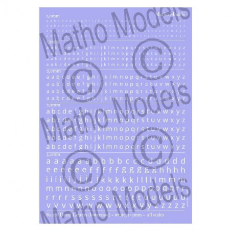 Navy Style Font-Alphabet 12", 6" And 3"-Black 1/72