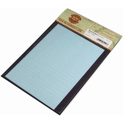 Navy Style Font-Alphabet 12", 6" And 3"-Black 1/72