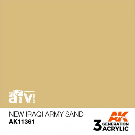 New Iraqi Army Sand