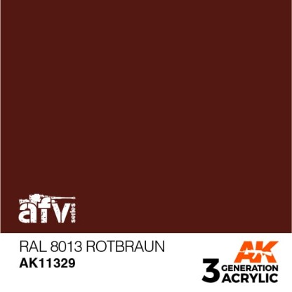 RAL 8013 Rotbraun