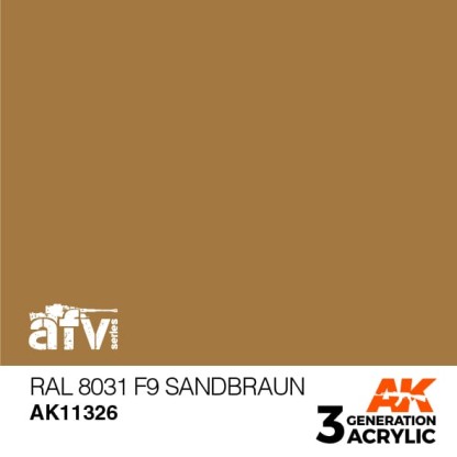 RAL 8031 F9 Sandbraun