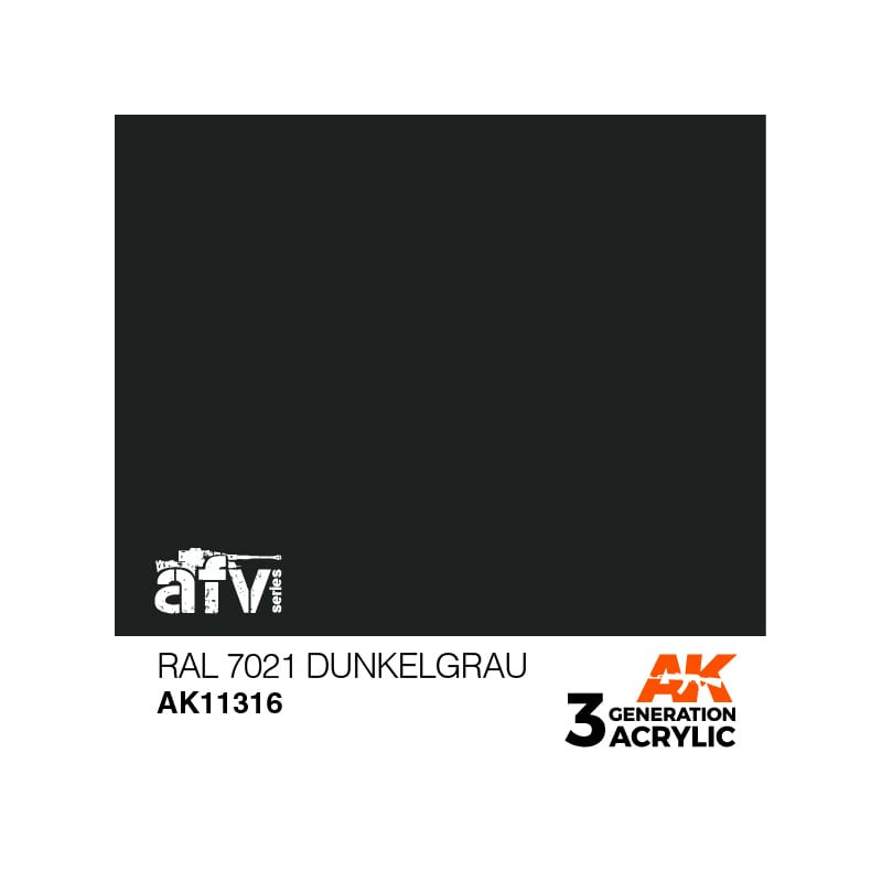 RAL 7021 Dunkelgrau