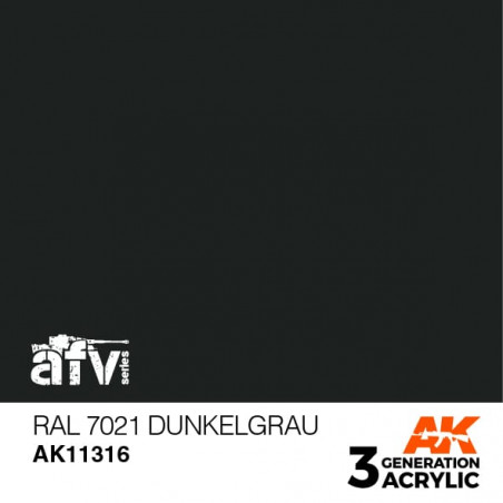 RAL 7021 Dunkelgrau