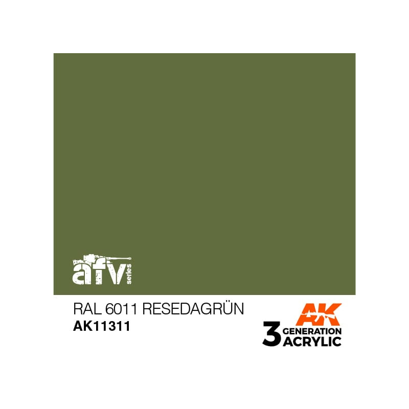 RAL 6011 Resedagrün