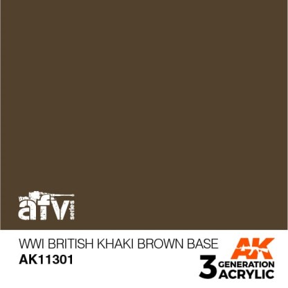 WWI British Khaki Brown Base