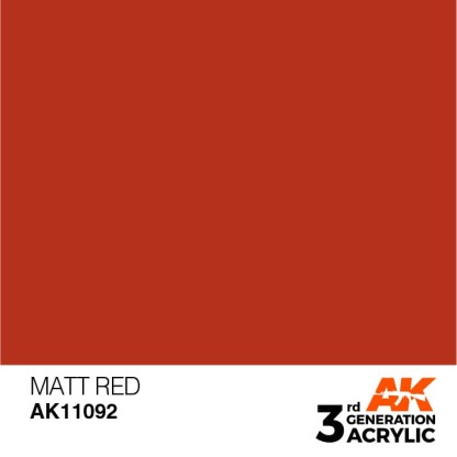 Matt Red 17ml