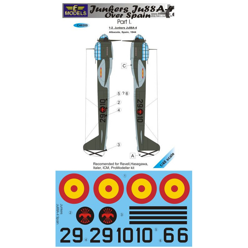 Junkers Ju 88A-4 over Spain part 1
