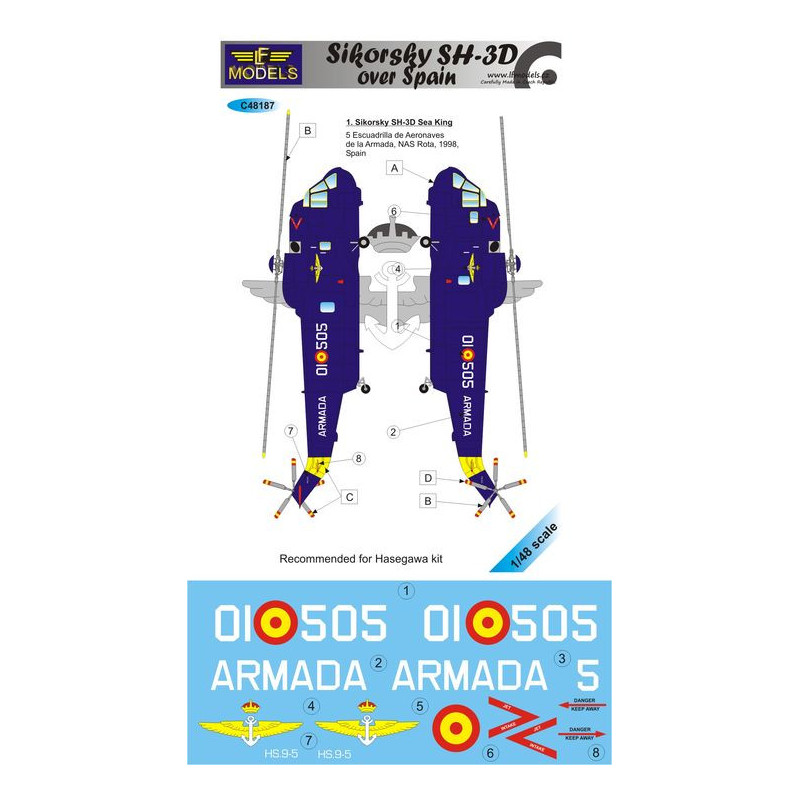 Sikorsky SH-3D over Spain