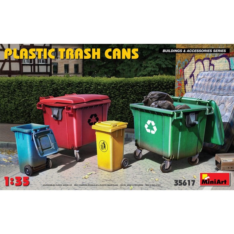 PLASTIC TRASH CANS