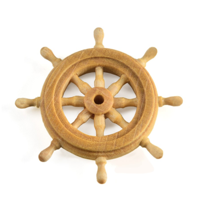 Rueda de timón de madera mm.30