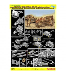 British 25 Pdr. Field Gun Mk.II w/Limber and Crew 1/35