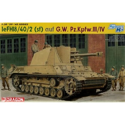 leFH18/40/2 (sf) auf G.W.Pz.Kpfw.III/IV 1/35