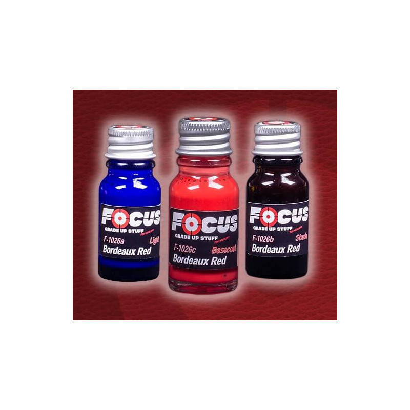 Bordeaux Red Leather