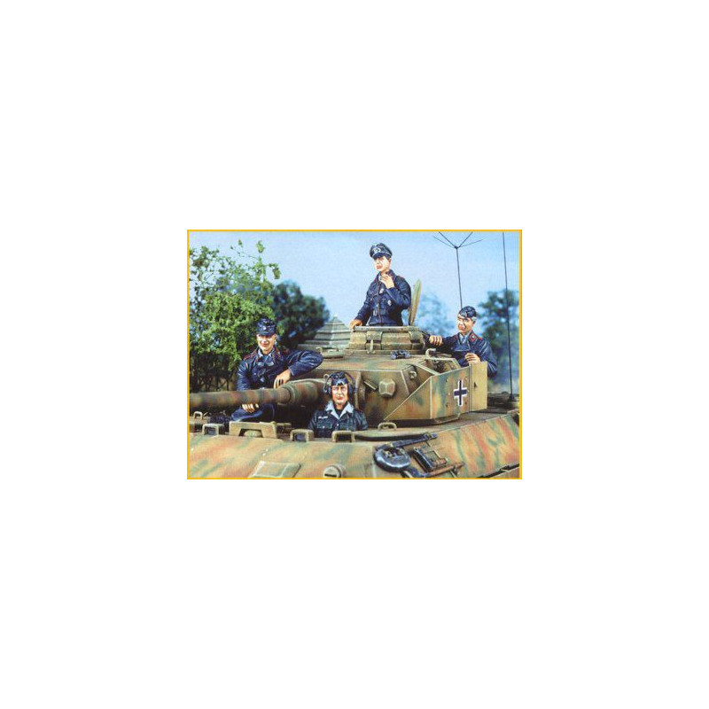 Equipage de tankiste allemand - Juin 1944 (4 fig)
