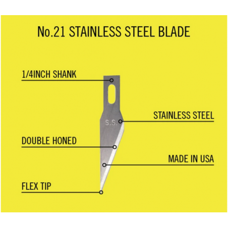 EXCEL No.2 Large Fine Point Blade x 5