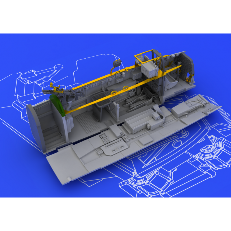 Bf 110G-2 cockpit 1/72