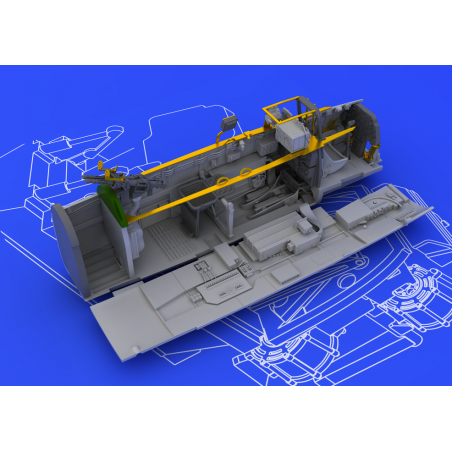 Bf 110G-2 cockpit 1/72