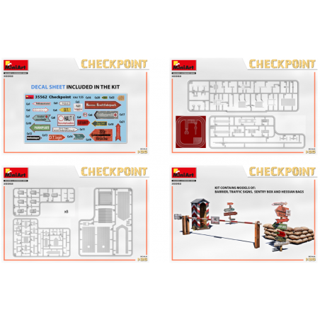 GERMAN ROAD SIGNS WW2 (EASTERN FRONT SET 1) 1/35