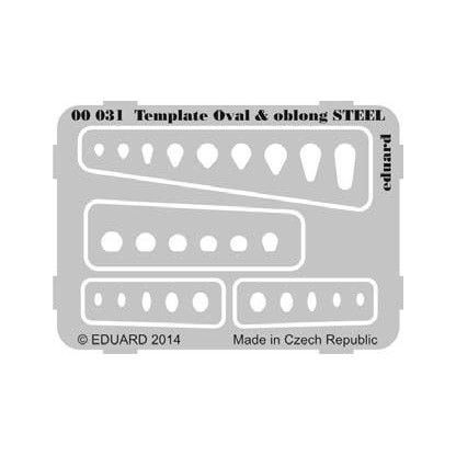 Template ovals oblong STEEL