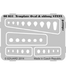 Template ovals oblong STEEL