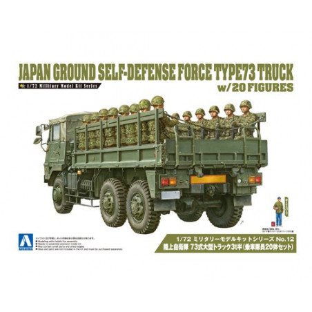 JGSDF TYPE73 TRUCK (w/20 INFANTRY FIGURES)
