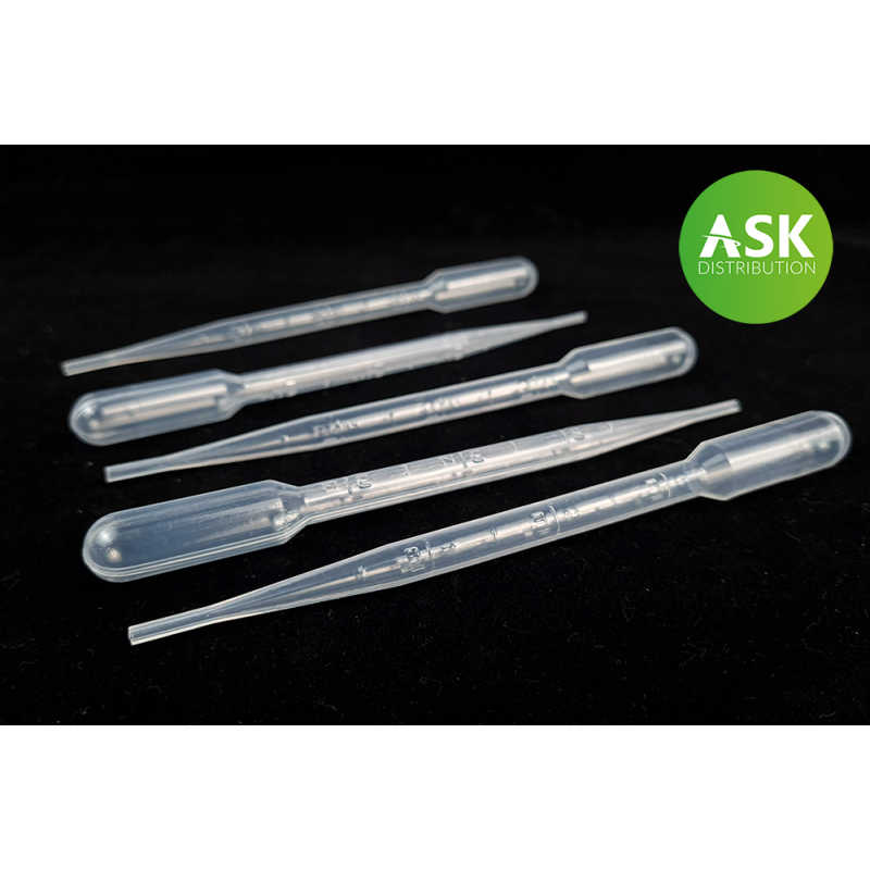PIPETAS MEDIANAS 5X3 ML.