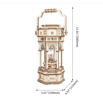 Victorian Lantern Mechanical Music Box AMK61