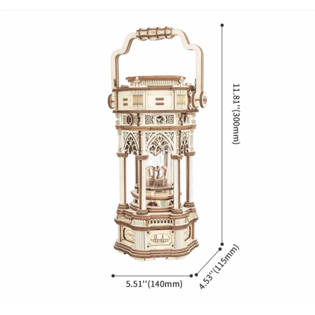 Victorian Lantern Mechanical Music Box AMK61