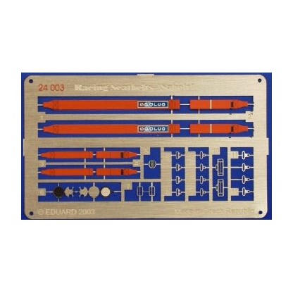 CINTURONES SPARCO 1/24 ROJOS EDUARD