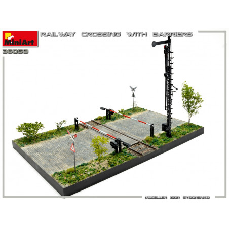 DIORAMA w/PARK WALL 17,5X23 CTMS. 1/35