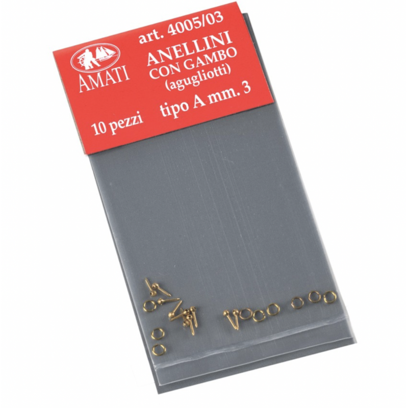 ANILLAS LATON Dia. 4 mm (100 uds)