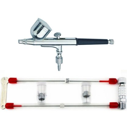 AERÓGRAFO HP-101 CAZOLETA ORIENTABLE DOBLE ACCIÓN 0.3 mm.