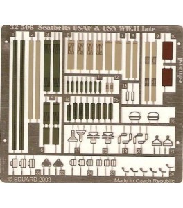 SEATBELTS USAFUSN WWII 1/32 EDUARD
