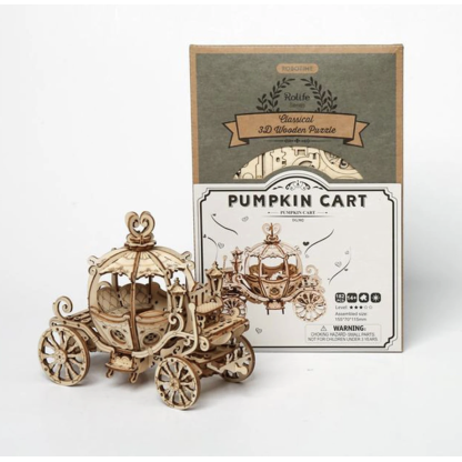Rolife Pumpkin Carriage TG302 3D Wooden Puzzle