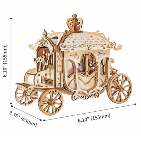 Rolife Classic Carriage TG506 - Modern 3D Wooden Puzzle