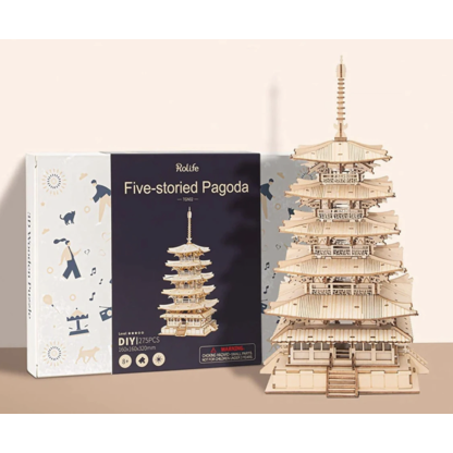 Rolife Classic Carriage TG506 - Modern 3D Wooden Puzzle