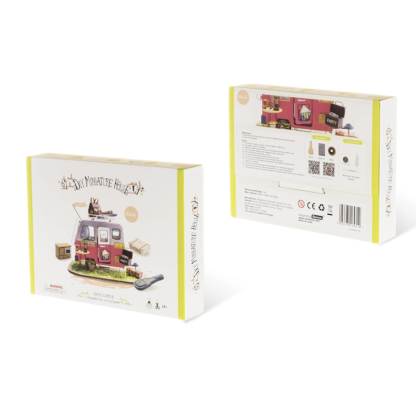Rolife Happy Camper DGM04 DIY Miniature Camping Car Dollhouse Kit 2