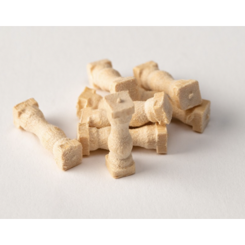 Puntales de madera mm.15 (10 unds.)