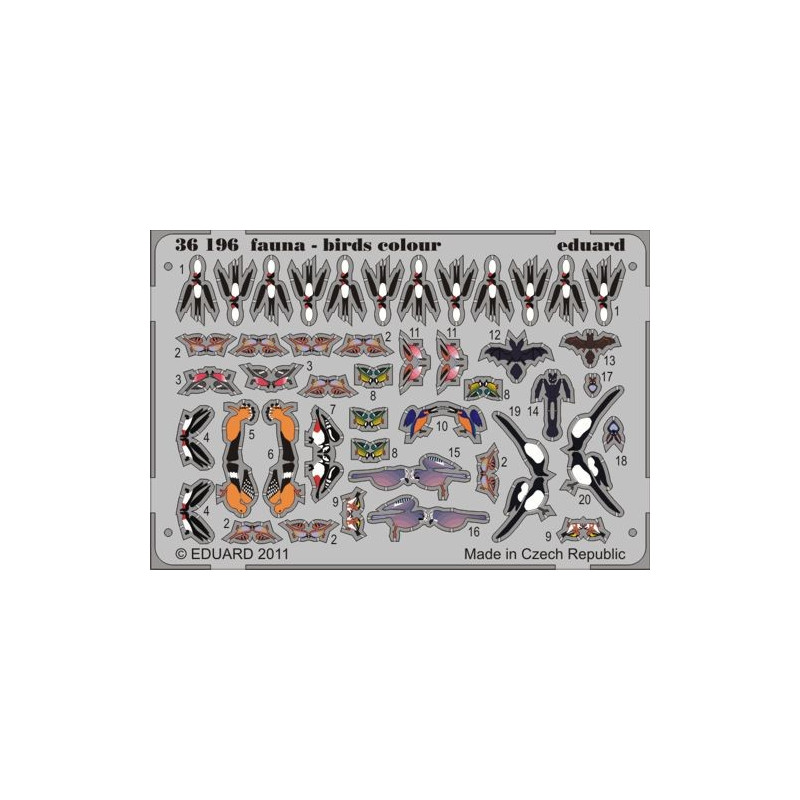 Fauna - birds colour 1/35