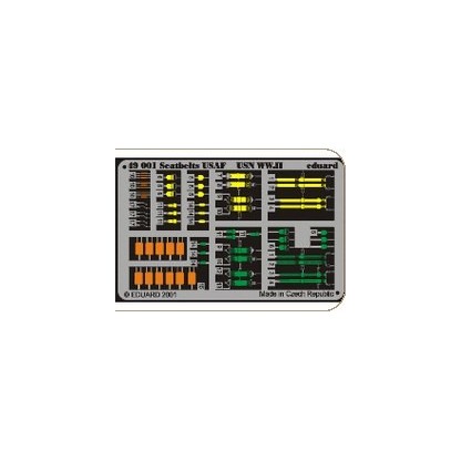 CINTURONES USAF 1/48 COLOR EDUARD