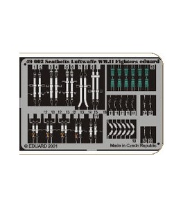 CINTURONES LUFT. 1/48 COLOR EDUARD