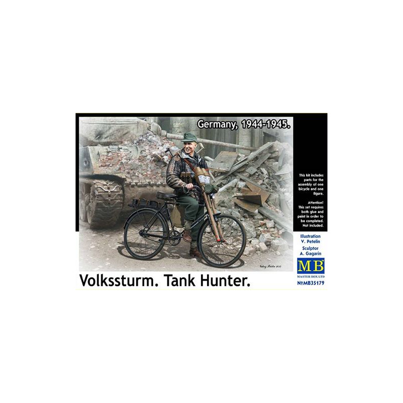 Volkssturm. Tank Hunter. Germany, 1944-1945